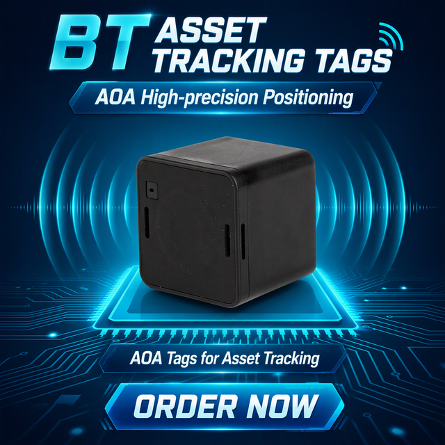 BT Asset Tracking Tags Indoor AOA High-precision Positioning Asset-based Tag BT AOA Tags for Asset Tracking High Accuracy