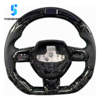 Volant de voiture sport en cuir forgé sur mesure avec fibre de carbone pour Urus Gallardo Huracan Evo Murcielago Aventador