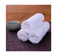 Небольшое одноразовое Белое мягкое полотенце для рук из 100% хлопка