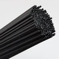 Bâtonnets de diffuseur de roseau naturel noir personnalisé et écologique avec diffusion de parfum en fibre de polyester Vente en gros