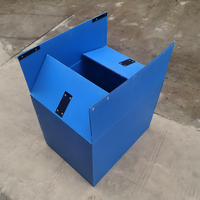 Boîte en polypropylène (PP) ondulé Coroplast, durable, recyclable, étanche, idéale pour le transport et le déménagement, fabriquée en usine