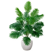 Plante artificielle Monstera Deliciosa en pot, grande plante tropicale d'intérieur pour le salon, décoration moderne de la maison