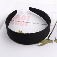 Mio New Fashion Candy Color Plain Satin Hairband Lebar 4cm Aksesoris Rambut Grosir Headband Murah