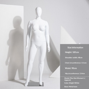 Maniquí de cuerpo completo electrochapado de talla grande para exhibición de ropa femenina con postura de pie, China Pagu - Product Image 6