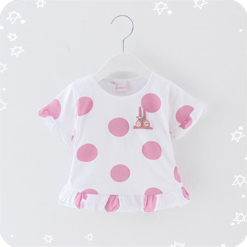 Оптовая продажа; хлопковая футболка для маленьких девочек; летняя модная детская рубашка