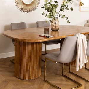 <span class=keywords><strong>Tavolo</strong></span> da Pranzo in Legno Moderno e Semplice Stile Nordico per 4-<span class=keywords><strong>6</strong></span> Persone, Arredamento per Casa, <span class=keywords><strong>Cucina</strong></span> e Ristorante - Product Image 4