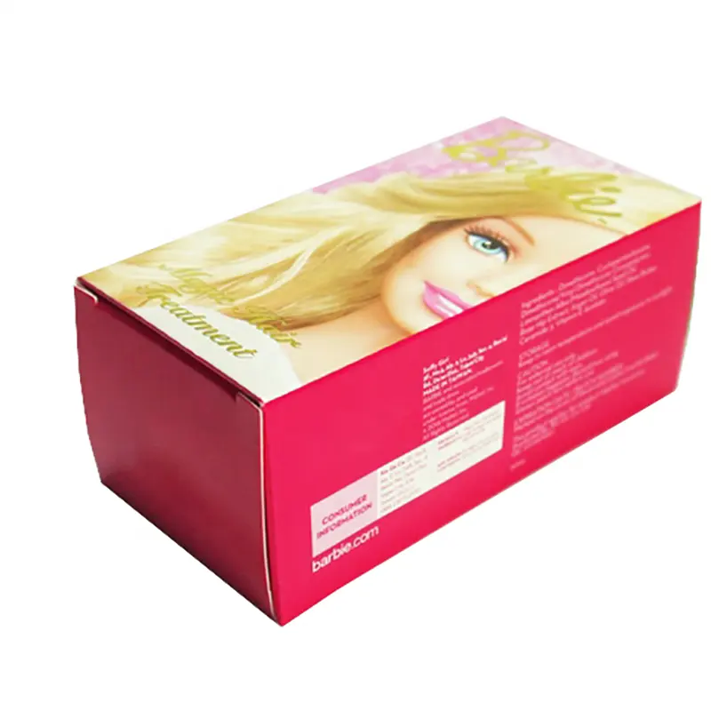 Haar färbemittel Haarfarbe Shampoo Verpackungs boxen Two End Tuck Verpackungs boxen