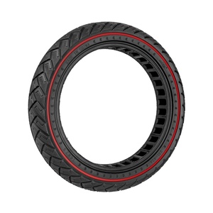 Neumático Sólido Ulip 14×2.5 con Diseño de Alas y Línea Roja, Resistente a Pinchazos, para Patinetes Eléctricos de 14 Pulgadas, 14*2.5 con Franja Roja - Product Image 3