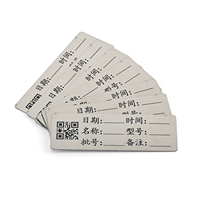 Letreros Metálicos Personalizados Directo de Fábrica, Impresión de Códigos QR, Placas de Identificación de Aluminio Resistentes al Agua para Identificación de Productos