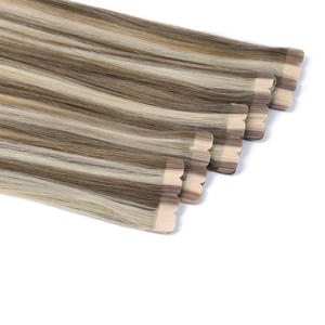 Extensiones de Cabello Natural 100% Humano K.S WIGS, Suaves, Brillantes, Sin Enredos, Doble Trama, Adhesivas, Precortadas, Mini Tamaño, 12-28 Pulgadas - Product Image 5