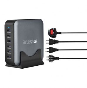 Cargador de escritorio magnético de 6 puertos tipo C <span class=keywords><strong>GAN</strong></span> 285W PD con adaptador de carga directa OTP OVP 5V/3A - Product Image 5