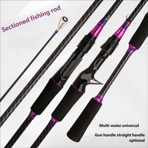 Cañas de Pescar de Fibra de Carbono de Largo Alcance con Mango Recto Tipo <span class=keywords><strong>Pistola</strong></span>, las Más Vendidas, para Pesca de Carpa en Arroyos, Acción Media Lenta - Product Image 2