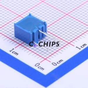 Resistencia Ajustable/Potenciómetro 3362S-1-105LF, Componente de Orificio Pasante (THT)-3P, Resistencia de 7x6.6mm, 1mOhm, 10%, 500mW, 100ppm ℃ - Product Image 2