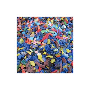 Fragmentos de HDPE Reciclado, 99% de Alta Pureza, Escamas Azules Transparentes, Materia Prima Plástica para Fabricantes de Componentes de Moldeo por Inyección - Product Image 2