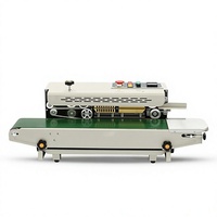 Machine de scellage à jet d'encre continu entièrement automatique Xinkong FR-880 pour emballages alimentaires, sacs en aluminium et films plastiques, modèle de bureau, Chine