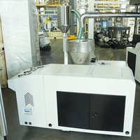 Machine d'extrusion de film soufflé ABA à deux couches avec enrouleur double automatique pour film de sacs poubelles