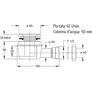 40x1 \ "1/2 \" PVC Sifón Drenaje Efectivo Producto de limpiadores de drenaje - Product Image 3