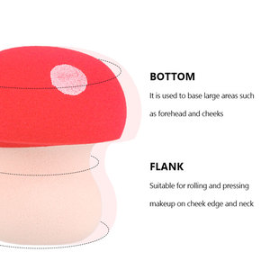 Bán buôn dễ thương nấm hình dễ thương mềm không latex trang điểm Sponge Blender Foundation pha trộn mỹ phẩm Sponge - Product Image 5