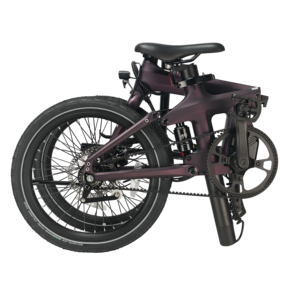 Vélo électrique pliable de 20 pouces avec cadre en fibre de carbone, moteur DAPU à entraînement central, design compact et léger, performances puissantes, faible bruit - Product Image 1