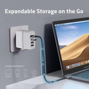 Cyberize ONE, première solution <span class=keywords><strong>de</strong></span> concentrateur HDMI avec concentrateur USB-C intégré, stockage SSD, <span class=keywords><strong>charge</strong></span> PD 65W, station d'accueil 4K, simple - Product Image 2