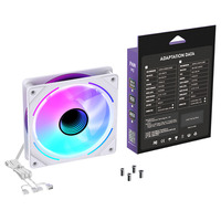 Lovingcool OEM haut débit d'air 120mm Gaming RGB boîtier d'ordinateur PC ventilateur de refroidissement refroidisseur d'air avec Logo personnalisé