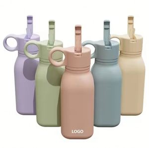 Gobelet à paille pour bébé en silicone de qualité alimentaire sans BPA, écologique, pour les repas des tout-petits et des enfants, fabriqué directement en usine - Product Image 3