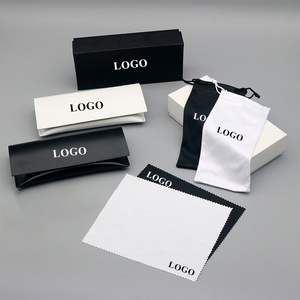 Juego de Empaque <span class=keywords><strong>para</strong></span> Gafas con Logotipo Personalizado, <span class=keywords><strong>Estuche</strong></span> Rígido <span class=keywords><strong>para</strong></span> Gafas con Caja Exterior, Bolsa de Microfibra y Paño de Limpieza, Juego de Caja de Regalo <span class=keywords><strong>para</strong></span> Gafas de Sol - Product Image 1