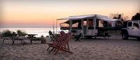 Remolque de Campamento Mini Popup Ligero Personalizado con Tienda de Campaña para Viajes al Aire Libre y Venta