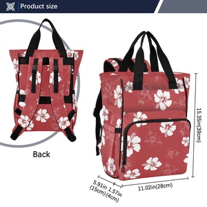 Hawaiian Custom Waterproof <b>Caddy</b> <b>Diaper</b> Bag Multifunctional Folding Large Capacity Baby Backpack <b>Diaper</b> Bag for Mom Travel - Product Image 3