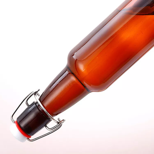 Giá Nhà Máy Bán Buôn Đồ Uống Thủy Tinh Ngoài Trời Cổ Điển 500Ml 1000Ml Nắp Xoay Đồ Uống Chai Thủy Tinh Nắp Xoay Bia - Product Image 3