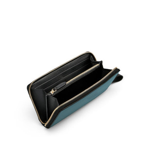 Cartera de mano larga para mujer, de cuero genuino y nailon, con bloqueo RFID, hecha a mano y personalizada, de la marca <span class=keywords><strong>Mount</strong></span> Yanzhi. - Product Image 4