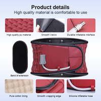 Dispositif de traction lombaire, bande lombaire, ceinture de maintien, bandage enveloppant, massage, soulagement de la douleur dorsale, protection pratique en PE, TPU, coton