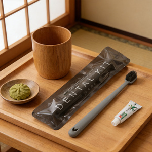 Cepillo <span class=keywords><strong>de</strong></span> Dientes <span class=keywords><strong>de</strong></span> Bambú Ecológico, Biodegradable, Desechable, Portátil, con Cerdas Suaves, Cuidado Bucal Natural - Product Image 3