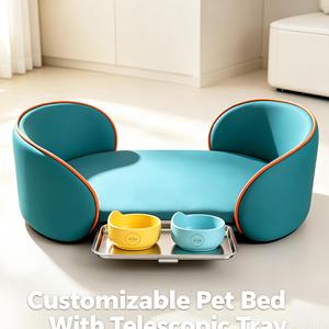 Orthopedic Elevated Pet <b>Bed</b> Luxury Waterproof Washable <b>Dog</b> Cat <b>Bed</b> with Aluminum Wrought Iron Frame - Product Image 1
