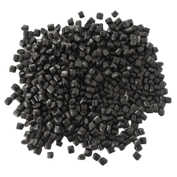 Hebei produttore materia prima plastica HDPE nero PE100 granuli composti granuli di polietilene ad alta densità
