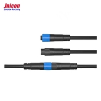 Industrial IP67 M12 Conector Macho Hembra Circular Enchufe Multiplicar Pin Cable M12 Conector a prueba de agua