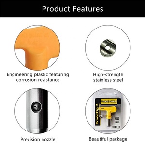 Boquilla universal <span class=keywords><strong>de</strong></span> accesorios <span class=keywords><strong>para</strong></span> rociador sin aire Boquilla <span class=keywords><strong>de</strong></span> punta <span class=keywords><strong>de</strong></span> pintura sin aire <span class=keywords><strong>de</strong></span> alta presión en diferentes <span class=keywords><strong>tipos</strong></span> - Product Image 5