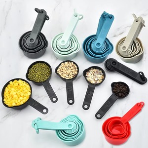 BPA Free Non Toxic No Odor Plastic <b>Measuring</b> Cups And <b>Spoons</b> Kitchen <b>Measuring</b> Tools For Liquid Powder Cooking Baking - Product Image 2
