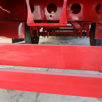 Semi-remorque porte-conteneurs fermée de haute qualité, 3/4 essieux, 40 pieds, 60 tonnes, en acier, avec clôture à piquets