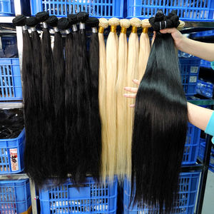 WXJ-humano自然procesar，cabello birmano vietnamita罪procesar，ondulado，virgen，rizado，cuticula vietnamita - Product Image 2