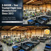 X-Bason OEM/ODM – Boîtiers de transport en plastique personnalisables pour écrans LED/LCD et téléviseurs plasma, légers, étanches IP65 et ignifuges
