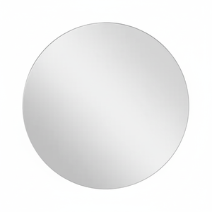 Espejo de pared contemporáneo blanco, espejo de pared moderno, decoración para sala de estar, decoración del hogar, espejo circular para baño, suministros a granel - Product Image 1