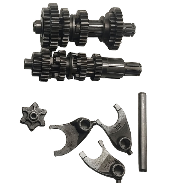 motorcycle accessories Motorcycle Transmission Main Shaft and Countershaft Gear Set for CG150 150cc Engines (18T / 20T)