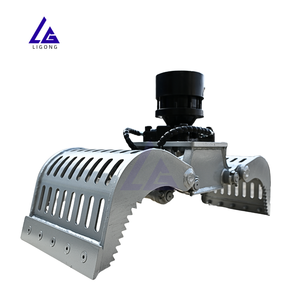 Grappin de tri rotatif léger certifié CE ISO, parfaitement compatible avec les mini-excavatrices pour la manutention de briques de construction - Product Image 3