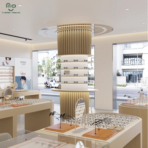 Tùy chỉnh Acrylic treo tường kính cửa hàng hiển thị truy cập Kính mát cửa hàng hiển thị <span class=keywords><strong>Showcase</strong></span> thiết kế nội thất cửa hàng quang học - Product Image 6