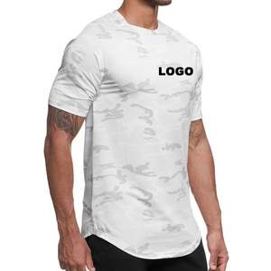 무료 샘플 플러스 사이즈 티셔츠 사용자 정의 인쇄 체육관 스포츠웨어 폴리에스터 의류 빈 대형 셔츠 짧은 소매 t 셔츠 - Product Image 1