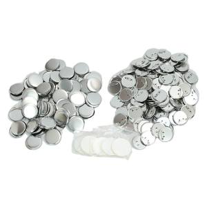 Insigne de boîte de pin personnalisé Insigne d'étain en métal Impression offset Fer blanc en métal blanc 58mm Insigne de bouton de pin bon marché pour la promotion - Product Image 1