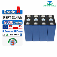 Cellules de batterie LiFePO4 3.2V 314Ah avec borne M6, haute capacité, code original, longue durée de vie, service DDP, stock Pologne, sans taxes