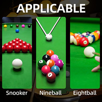 Vente en gros de queues de billard en fibre de carbone de haute qualité, taille de la pointe 12,5 mm, personnalisables, en érable dur, 1/2 brisé, pour billard américain