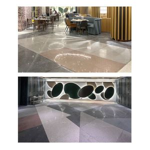 Prima Phật Sơn <span class=keywords><strong>Guci</strong></span> tối màu xám terrazzo/vườn gạch lát sàn đá cẩm thạch gạch giá trong Pakistan mộc mạc gạch lát sàn - Product Image 5